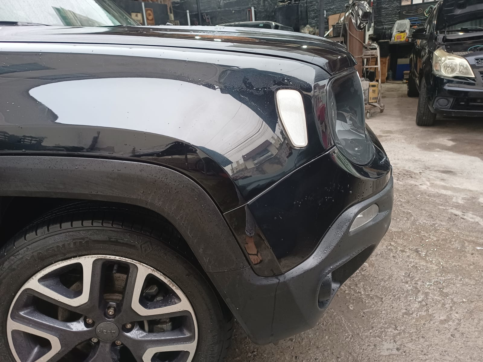 Depois: Reparo Rápido Lateral Dianteira - Piterman Serviços Automotivos